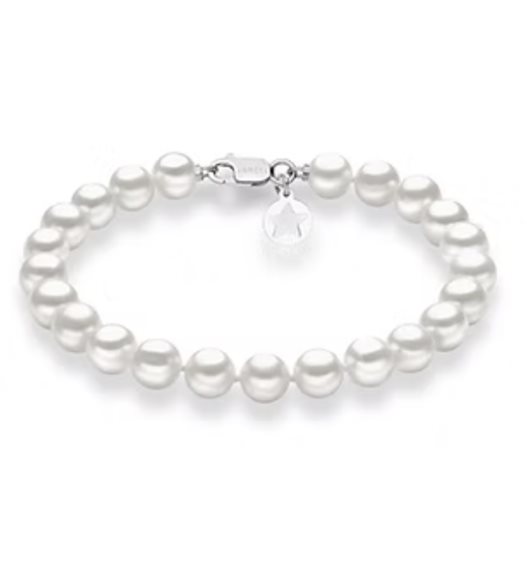 Bracciale Comete Donna PERLE AKOJA/Qualità oro in Oro bianco Perla BRQ 114 19 - BRQ 114 19